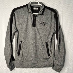 Universal Studios Grey/Black 1/4 Zip Pullover Jacket Size S